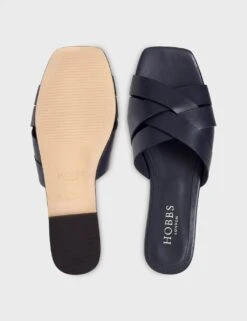 Leather Crossover Flat Square Toe Mules -Marksandspencer Sale Store MS 10 T83 8525T F0 X EC 3