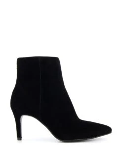 Dune London Suede Stiletto Heel Pointed Ankle Boots