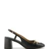 Dune London Leather Block Heel Slingback Shoes -Marksandspencer Sale Store MS 10 T83 8611S Y0 X EC 90