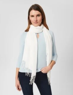 Woven Fringed Scarf