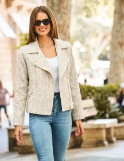 Cotton Rich Biker Jacket