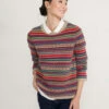 Merino Wool Rich Jacquard Relaxed Jumper -Marksandspencer Sale Store MS 10 T83 8814S ZZ X EC 0