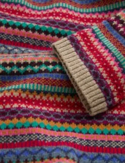 Merino Wool Rich Jacquard Relaxed Jumper -Marksandspencer Sale Store MS 10 T83 8814S ZZ X EC 3