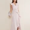 V-Neck Belted Ruffle Maxi Waisted Dress -Marksandspencer Sale Store MS 10 T83 8816T A1 X EC 0