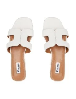 Dune London Leather Block Heel Sliders -Marksandspencer Sale Store MS 10 T83 8828S Z0 X EC 2