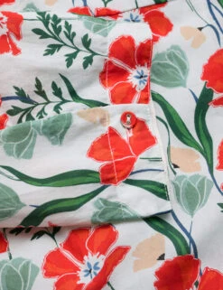 Organic Cotton Floral Relaxed Tunic -Marksandspencer Sale Store MS 10 T83 8843T ZZ X EC 4