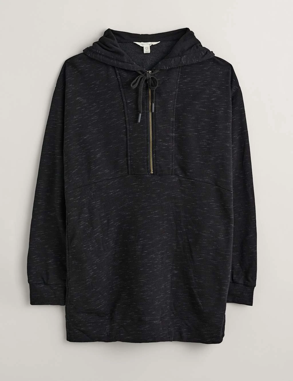 Cotton Rich Half Zip Hoodie 2 Cotton Rich Half Zip Hoodie - Image 2