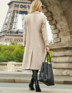 Wool Rich Longline Tailored Coat -Marksandspencer Sale Store MS 10 T83 8867S KC X EC 2