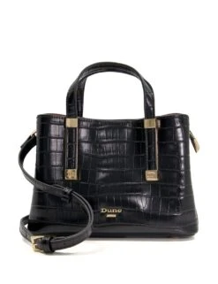 Dune London Faux Leather Croc Effect Mini Tote Bag