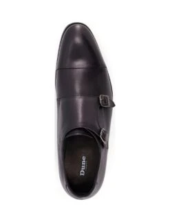 Dune London Leather Double Monk Strap Shoes -Marksandspencer Sale Store MS 10 T83 9666S Y0 X EC 2