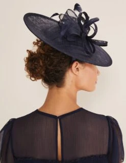 Bow And Feather Fascinator 7 Bow And Feather Fascinator -Marksandspencer Sale Store MS 10 T83 9765S F0 X EC 1