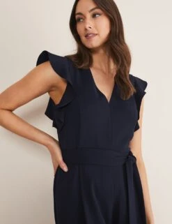Frill Detail Short Sleeve Jumpsuit 6 Frill Detail Short Sleeve Jumpsuit -Marksandspencer Sale Store MS 10 T83 9821S F0 X EC 1