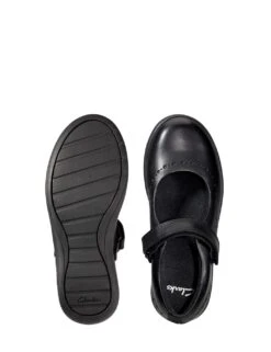 Clarks Kids' Leather Riptape School Shoes ( 10 Small - 13 Small) 9 Clarks Kids' Leather Riptape School Shoes ( 10 Small - 13 Small) -Marksandspencer Sale Store MS 10 T94 1136 Y0 X EC 4