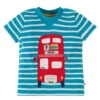 Frugi Organic Cotton Striped Transport T-Shirt (0-5 Yrs)