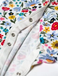 Frugi Organic Cotton Floral Sleepsuit (0-18 Mths) -Marksandspencer Sale Store MS 10 T94 9877S Z0 X EC 1