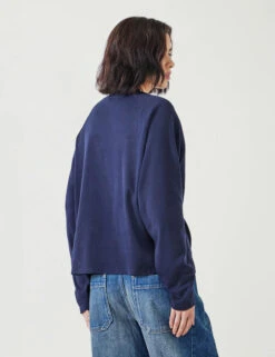 Matilda Pure Cotton Crew Neck Top -Marksandspencer Sale Store Matilda Pure Cotton Crew Neck Top 4