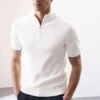 Mercerised Cotton Performance Knitted Polo -Marksandspencer Sale Store Mercerised Cotton Performance Knitted Polo