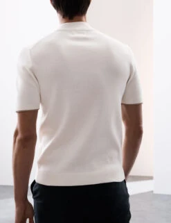 Mercerised Cotton Performance Knitted Polo -Marksandspencer Sale Store Mercerised Cotton Performance Knitted Polo 6