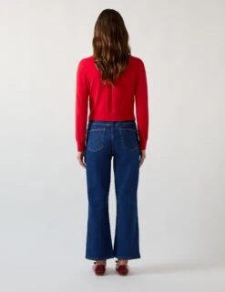 Merino Wool Blend Embroidered Lips Cardigan -Marksandspencer Sale Store Merino Wool Blend Embroidered Lips Cardigan 2