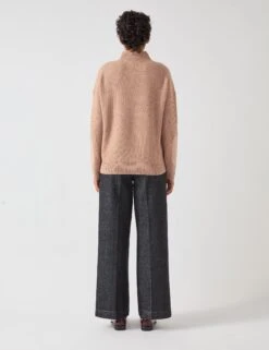 Merino Wool Blend Ribbed Sweatshirt -Marksandspencer Sale Store Merino Wool Blend Ribbed Sweatshirt 2