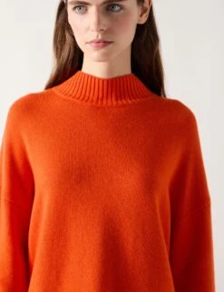 Merino Wool Rich High Neck Jumper -Marksandspencer Sale Store Merino Wool Rich High Neck Jumper 2