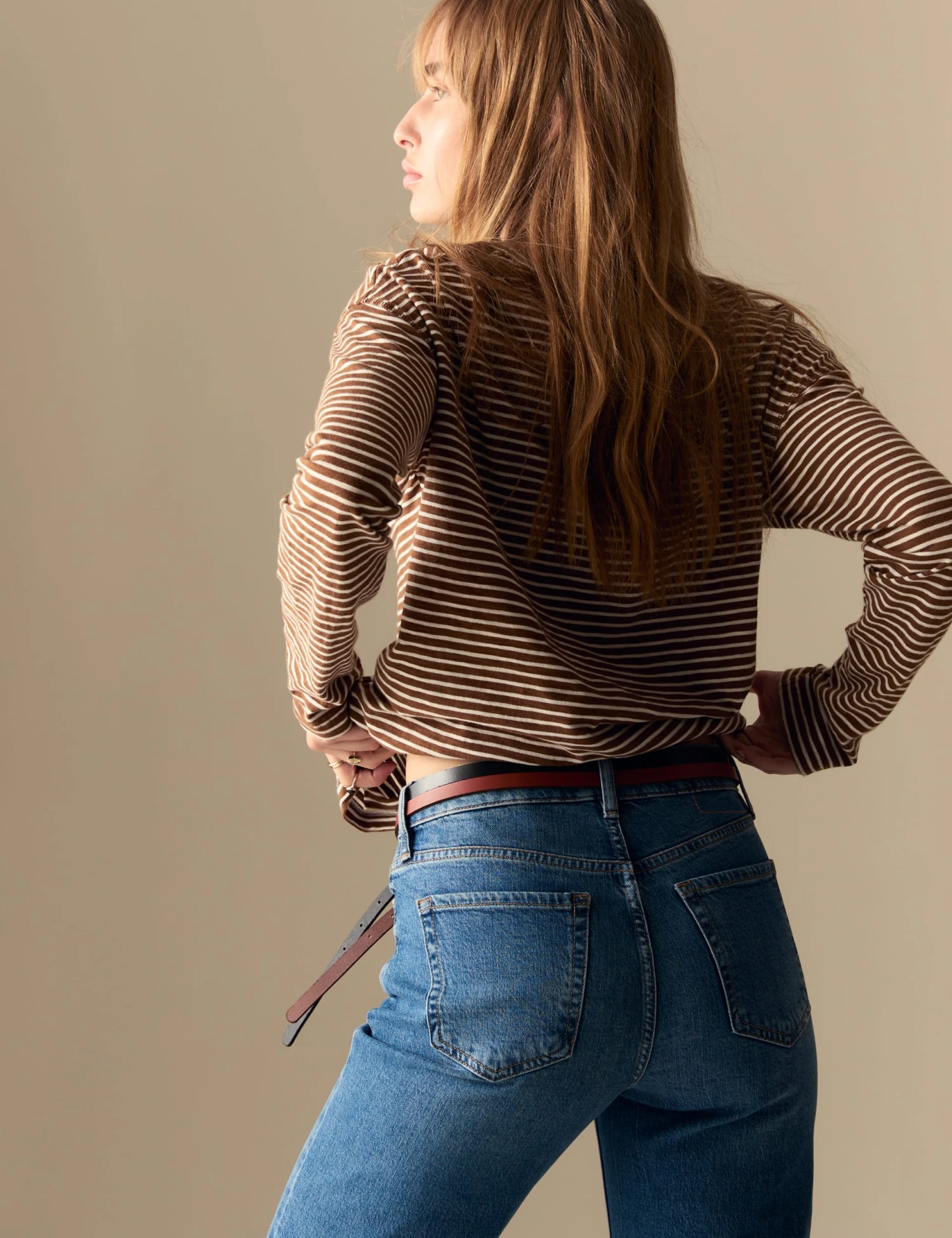 Mid Rise Straight Leg Ankle Grazer Jeans 4 Mid Rise Straight Leg Ankle Grazer Jeans - Image 4