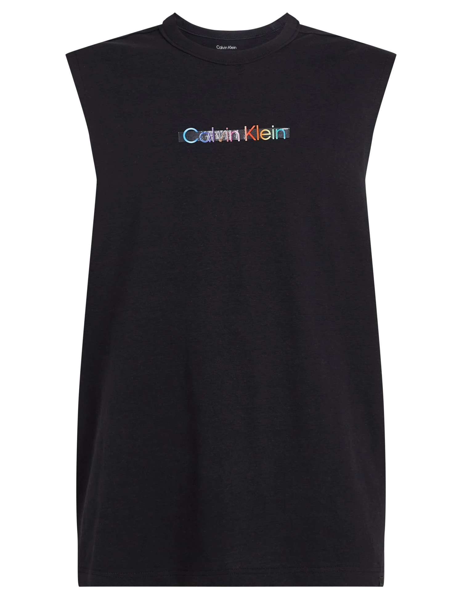 Calvin Klein Muscle Cotton Rich Loungewear Top 2 Calvin Klein Muscle Cotton Rich Loungewear Top - Image 2