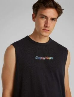 Calvin Klein Muscle Cotton Rich Loungewear Top 13 Calvin Klein Muscle Cotton Rich Loungewear Top -Marksandspencer Sale Store Muscle Cotton Rich Loungewear Top 3