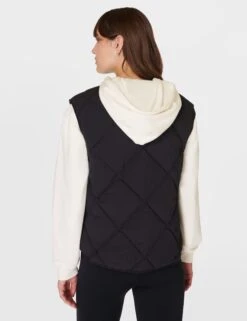 Sweaty Betty On The Move Quilted Padded Zip Up Gilet -Marksandspencer Sale Store On The Move Quilted Padded Zip Up Gilet 4