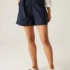 Regatta Orla Kiely Summer Pure Cotton Belted Shorts 36 Regatta Orla Kiely Summer Pure Cotton Belted Shorts -Marksandspencer Sale Store Orla Kiely Summer Pure Cotton Belted Shorts