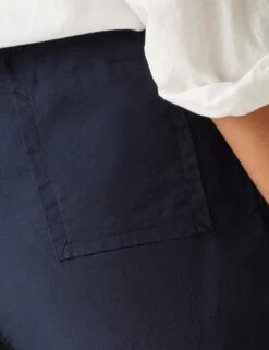 Regatta Orla Kiely Summer Pure Cotton Belted Shorts -Marksandspencer Sale Store Orla Kiely Summer Pure Cotton Belted Shorts 5