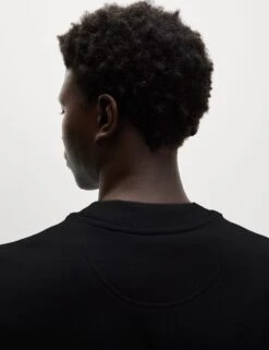 Oversized Cotton Rich Crew Neck Sweatshirt -Marksandspencer Sale Store Oversized Cotton Rich Crew Neck Sweatshirt 3