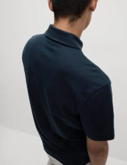 Oversized Fit Cotton Rich Textured Polo Shirt 23 Oversized Fit Cotton Rich Textured Polo Shirt -Marksandspencer Sale Store Oversized Fit Cotton Rich Textured Polo Shirt 3