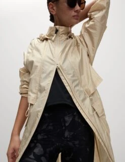 Packable Iridescent Hooded Parka With Stormwear™ -Marksandspencer Sale Store Packable Iridescent Hooded Parka with Stormwear 1 2