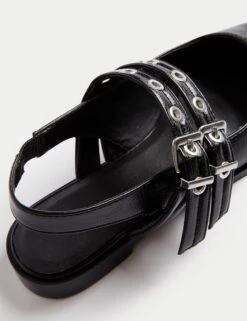 Patent Buckle Slingback Shoes -Marksandspencer Sale Store Patent Buckle Slingback Shoes 2