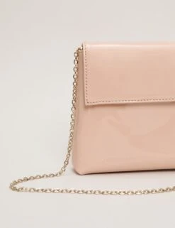 Patent Chain Strap Clutch Bag -Marksandspencer Sale Store Patent Chain Strap Clutch Bag 5