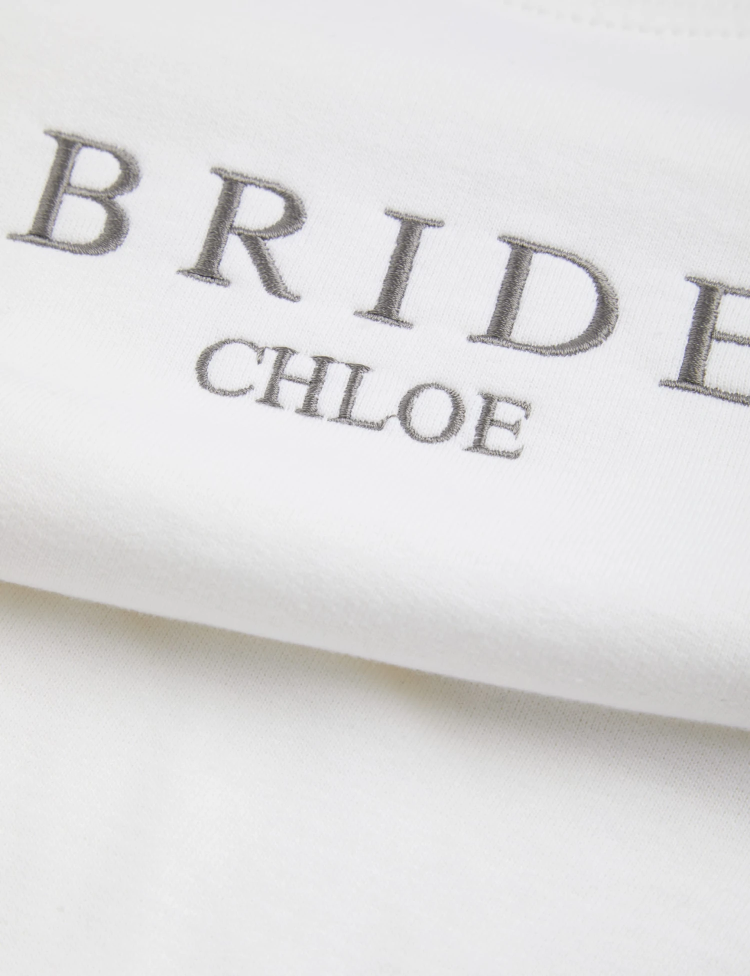 Personalised Bride Sweatshirt 2 Personalised Bride Sweatshirt - Image 2