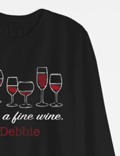Personalised Fine Wine Sweatshirt -Marksandspencer Sale Store Personalised Fine Wine Sweatshirt 2