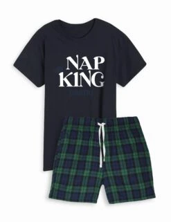 Personalised Mens Pyjama Short Set By Dollymix