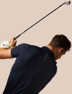 CASTORE Pinnacle Striped Textured Polo Shirt -Marksandspencer Sale Store Pinnacle Striped Textured Polo Shirt 3