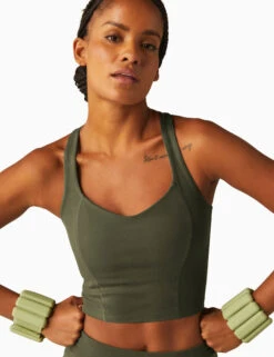Beyond Yoga Powderbeyond Intensity V-Neck Crop Top