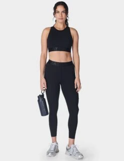 Sweaty Betty Power Logo Padded Crop Top -Marksandspencer Sale Store Power Logo Padded Crop Top 2