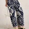 WHITE STUFF Printed Belted Wide Leg Trousers -Marksandspencer Sale Store Printed Belted Wide Leg Trousers