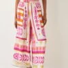 MONSOON Printed Elasticated Waist Wide Leg Trousers