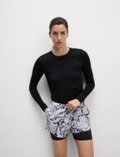 Printed Layered Stormwear™ Shorts -Marksandspencer Sale Store Printed Layered Stormwear Shorts 4