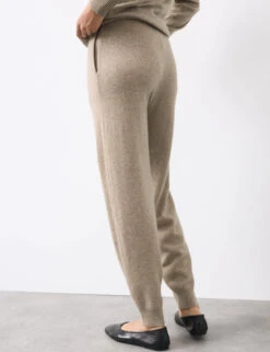 Pure Cashmere Tapered Ankle Grazer Joggers -Marksandspencer Sale Store Pure Cashmere Tapered Ankle Grazer Joggers 2