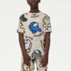 Pure Cotton Among Us™ Pyjamas (7-16 Yrs) -Marksandspencer Sale Store Pure Cotton Among Us Pyjamas 7 16 Yrs
