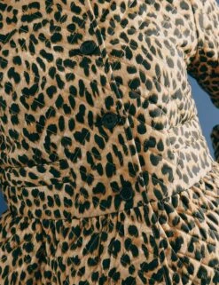 Pure Cotton Animal Print Quilted Jacket -Marksandspencer Sale Store Pure Cotton Animal Print Quilted Jacket 4