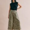 Pure Cotton Animal Print Wide Leg Culottes -Marksandspencer Sale Store Pure Cotton Animal Print Wide Leg Culottes