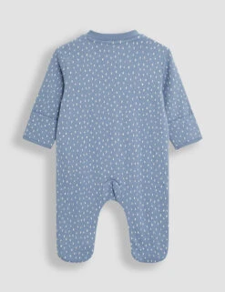 Pure Cotton Bear Applique Zip Sleepsuit (0-12 Mths) -Marksandspencer Sale Store Pure Cotton Bear Applique Zip Sleepsuit 0 12 Mths 1 2